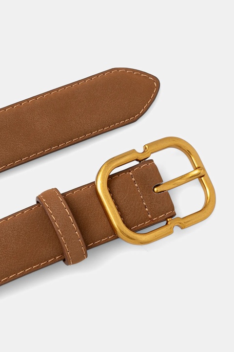 Answear.LAB pasek skórzany damski kolor brązowy - zdjęcie produktu nr 2