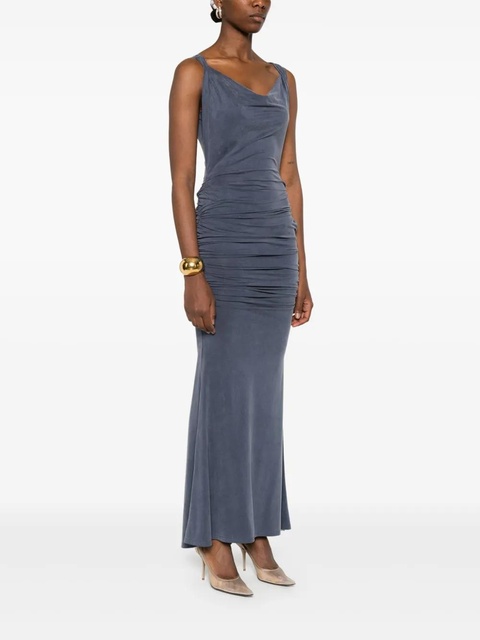 Vivienne Westwood ruched maxi dress - Blue - zdjęcie produktu nr 1