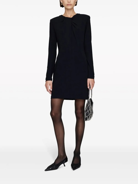 ANINE BING Amaya knot-detail minidress - Black - zdjęcie produktu nr 2