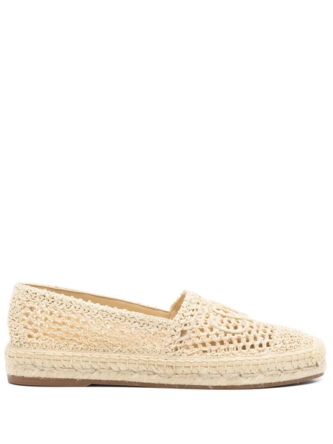 Chloé logo-embroidered espadrilles - Neutrals - zdjęcie produktu nr 1