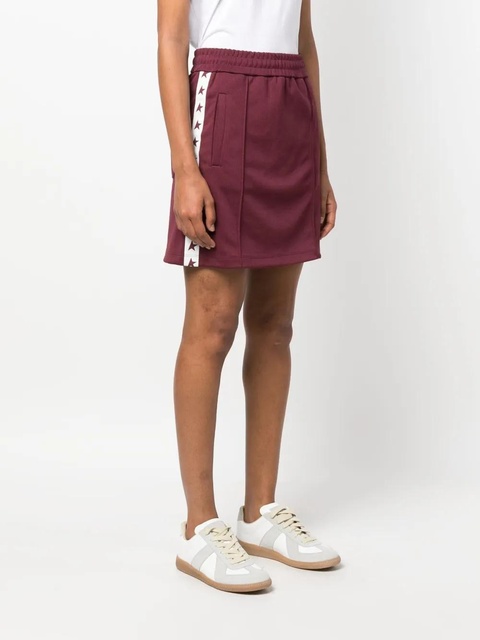 Golden Goose Rock Star side stripe skirt - Red - zdjęcie produktu nr 2