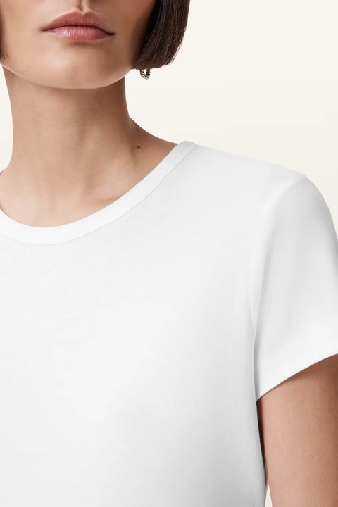 AllSaints t-shirt bawełniany STEVIE damski kolor biały W194JA - zdjęcie produktu nr 2