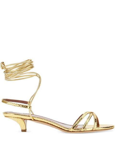 Paris Texas 35mm Linda heeled sandals - Gold - zdjęcie produktu nr 1