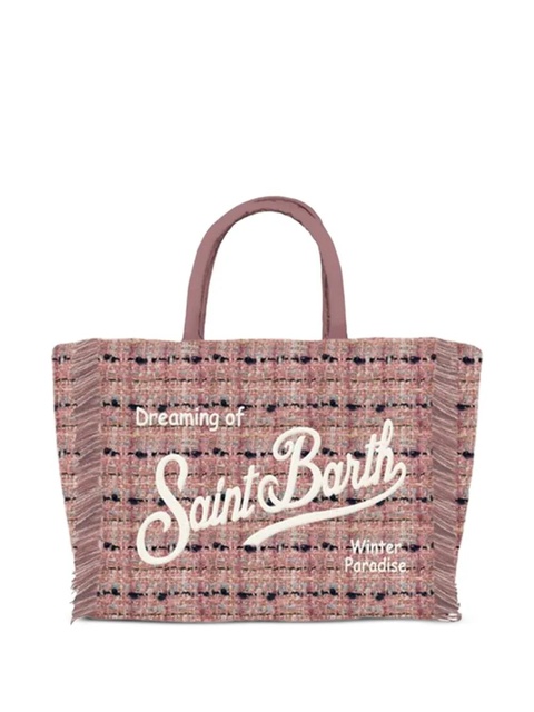 MC2 Saint Barth fringed-detail tote bag - Pink - zdjęcie produktu nr 1