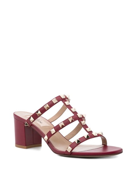 Valentino Garavani 60mm Rockstud block-heel sandals - Pink - zdjęcie produktu nr 2