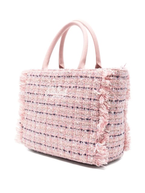 MC2 Saint Barth fringed embroidered tote bag - Pink - zdjęcie produktu nr 1