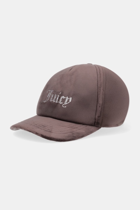 Juicy Couture czapka z daszkiem kolor brązowy JCAWH224702 - zdjęcie produktu nr 1