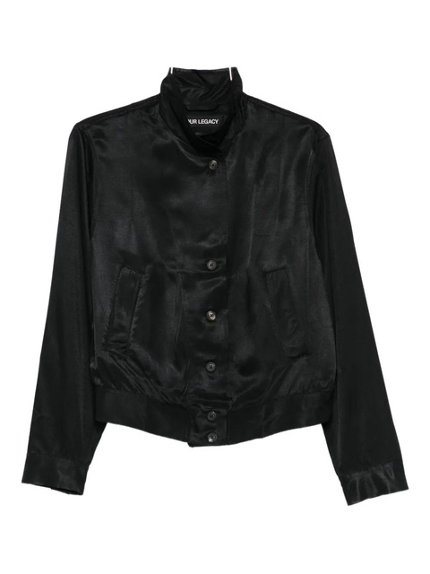 OUR LEGACY twill cropped jacket - Black - zdjęcie produktu nr 1