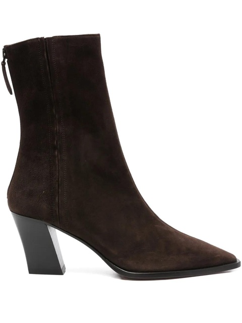 Aquazzura 80mm pointed heel boots - Brown - zdjęcie produktu nr 1