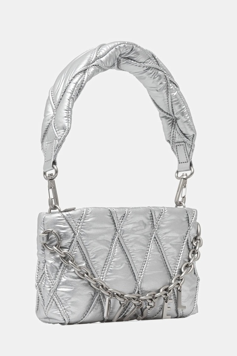 Diesel torebka CHARM-D CHARM-D POUCH kolor srebrny X10286.P8240 - zdjęcie produktu nr 1