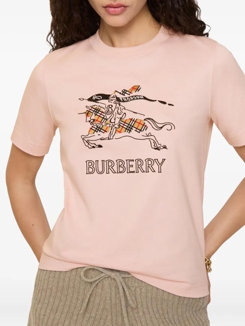 Burberry equestrian knight design T-shirt - Pink - zdjęcie produktu nr 2