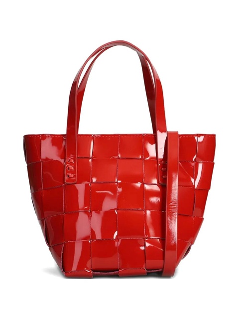 DRAGON DIFFUSION mini Japan woven shoulder bag - Red - zdjęcie produktu nr 1