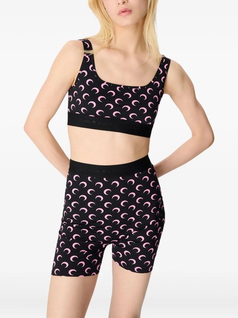 Marine Serre Crescent Moon shorts - Black - zdjęcie produktu nr 2