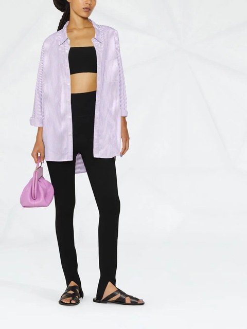 Victoria Beckham square-neck cropped top - Black - zdjęcie produktu nr 1