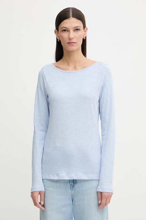 Marc O'Polo longsleeve bawełniany kolor niebieski 600226152199 - zdjęcie produktu nr 1