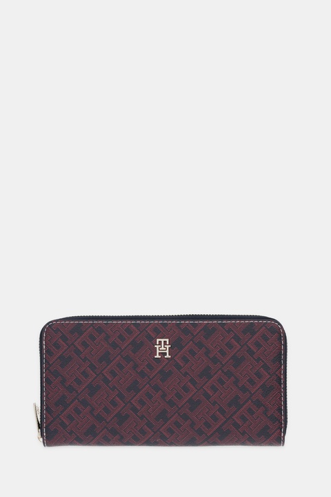 Tommy Hilfiger portfel damski kolor granatowy AW0AW18021 - zdjęcie produktu nr 1
