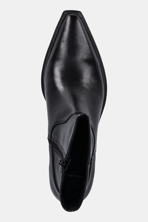 Vagabond Shoemakers botki skórzane KELSEY damskie kolor czarny na słupku 5810-101-20 - zdjęcie produktu nr 1