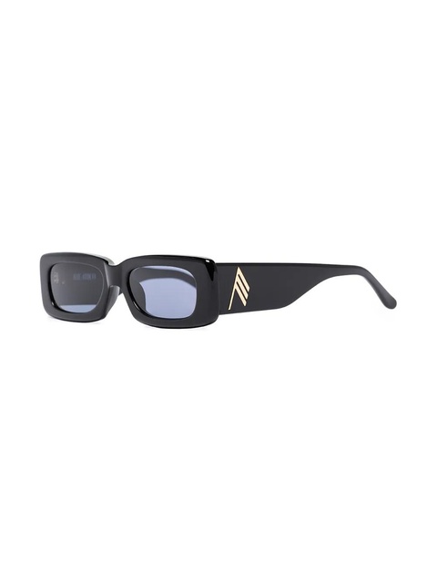 The Attico Mini Marfa rectangle-frame sunglasses - Black - zdjęcie produktu nr 2