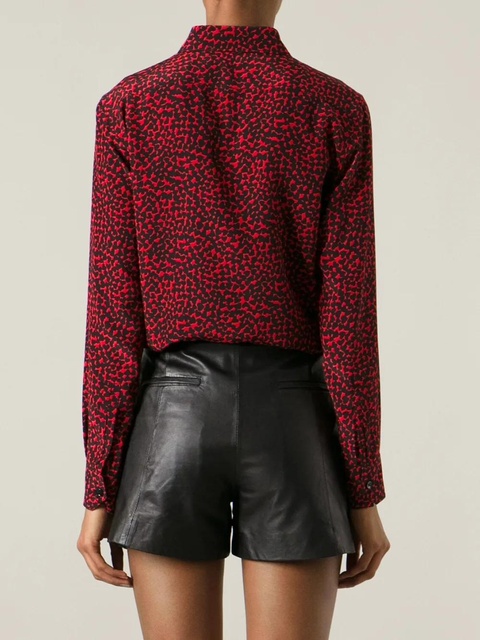 Saint Laurent heart-print shirt - Red - zdjęcie produktu nr 2
