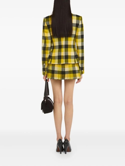 Vivienne Westwood Georgia checked double-breasted jacket - Yellow - zdjęcie produktu nr 2