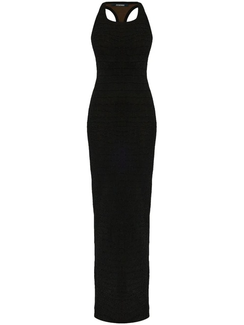 Jacquemus sleeveless midi dress - Black - zdjęcie produktu nr 1