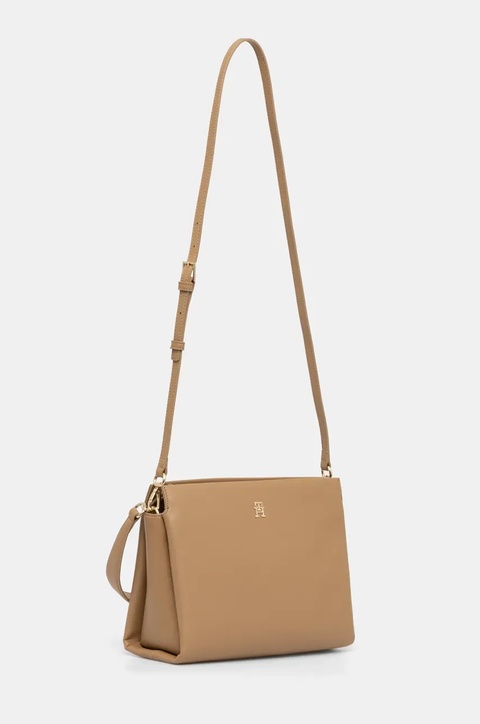 Tommy Hilfiger torebka kolor beżowy AW0AW17173 - zdjęcie produktu nr 1