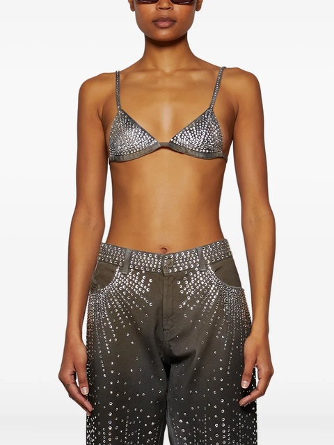 The Attico studded triangle bra - Grey - zdjęcie produktu nr 1