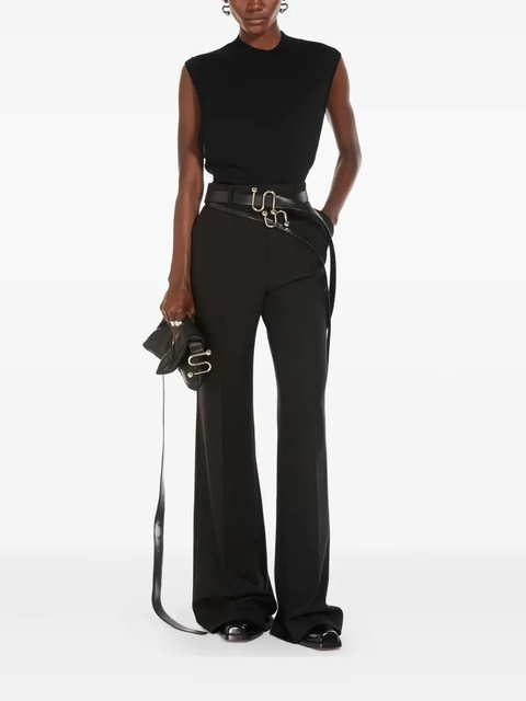 Sportmax pressed-crease trousers - Black - zdjęcie produktu nr 1