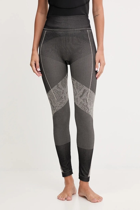 adidas by Stella McCartney legginsy do jogi damskie kolor czarny wzorzyste JW2002 - zdjęcie produktu nr 1