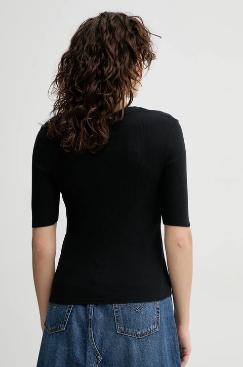 Levi's t-shirt LUCA SLIM TEE damski kolor szary A3388 - zdjęcie produktu nr 2