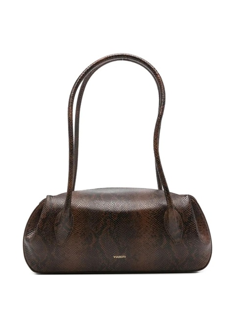 Yuzefi debossed-snakeskin shoulder bag - Brown - zdjęcie produktu nr 1