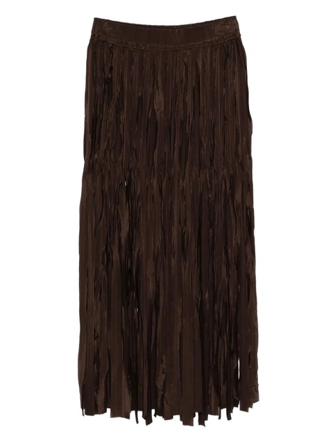 Alysi pleated skirt - Brown - zdjęcie produktu nr 1