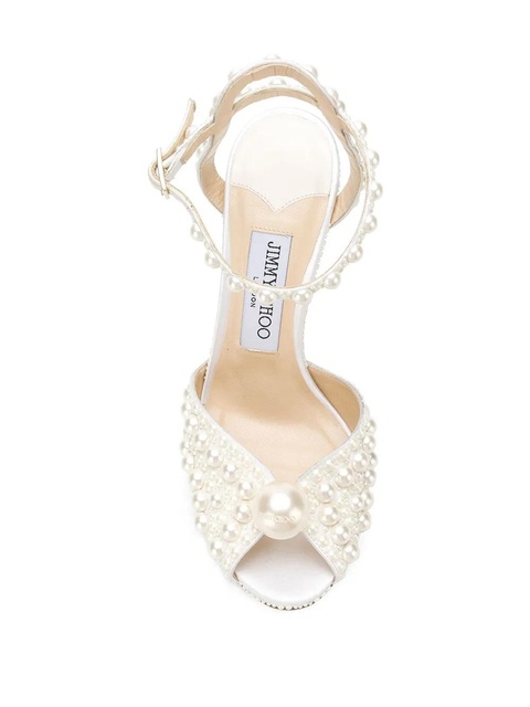 Jimmy Choo Sacora 100 sandals - White - zdjęcie produktu nr 2