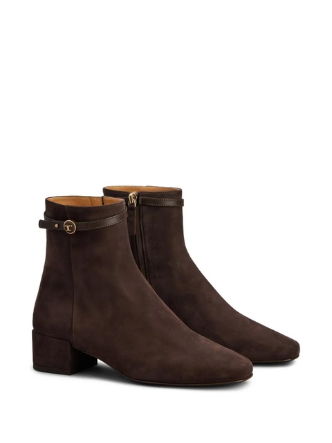 Tod's leather ankle boots - Blue - zdjęcie produktu nr 2