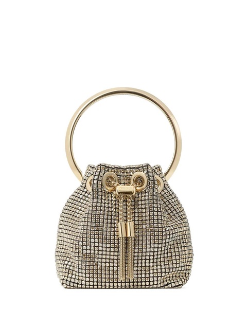 Jimmy Choo micro Bon Bon bucket bag - Gold - zdjęcie produktu nr 1