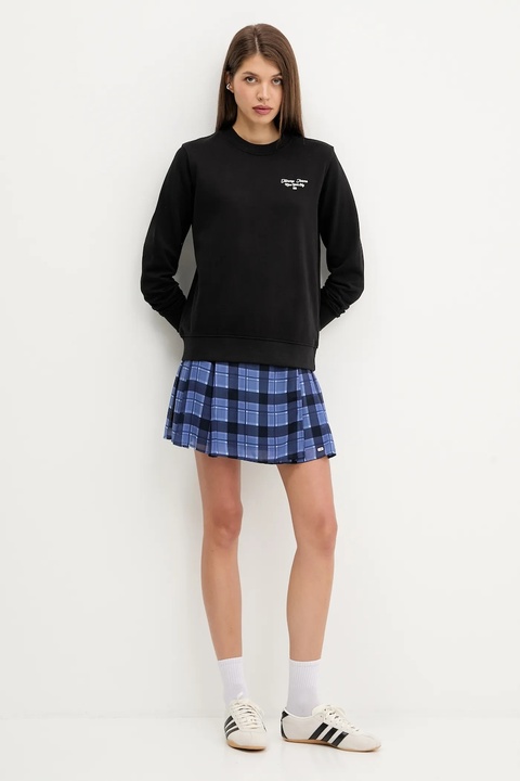 Tommy Jeans bluza bawełniana damska kolor czarny z nadrukiem DW0DW21960 - zdjęcie produktu nr 2