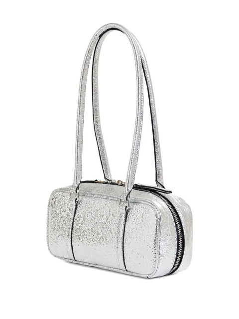 Essentiel Antwerp small metallic-effect shoulder bag - Grey - zdjęcie produktu nr 2