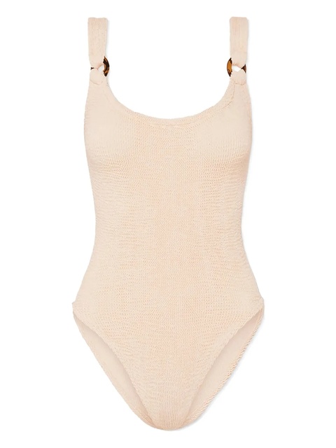 Hunza G ring-detail swimsuit - Pink - zdjęcie produktu nr 2