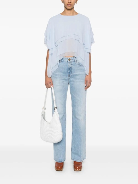 Maje tiered blouse - Blue - zdjęcie produktu nr 2