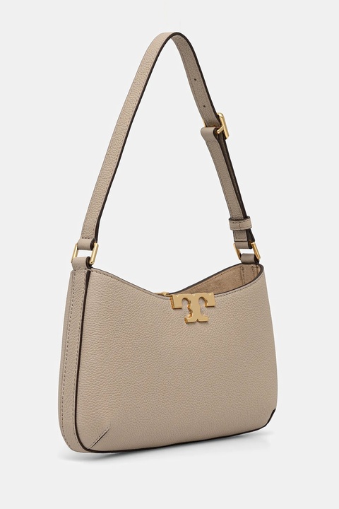 Tory Burch torebka skórzana Eleanor Soft Slim kolor beżowy 174850.250 - zdjęcie produktu nr 2