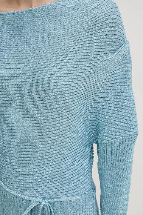 Never Fully Dressed sukienka kolor niebieski mini dopasowana NFDKN606 - zdjęcie produktu nr 2