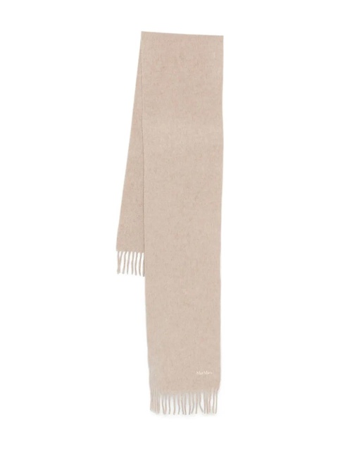 Max Mara fringed wool scarf - Neutrals - zdjęcie produktu nr 1