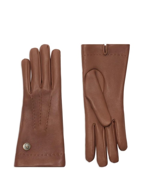 Burberry leather lined gloves - Brown - zdjęcie produktu nr 2