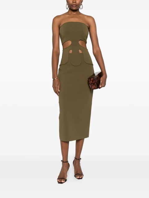 Cult Gaia sleeveless midi dress - Green - zdjęcie produktu nr 1