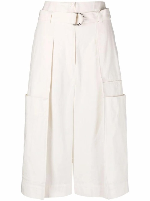 LEMAIRE belted capri shorts - White - zdjęcie produktu nr 1