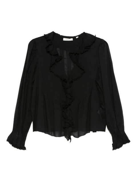 DÔEN Hardy long sleeve blouse - Black - zdjęcie produktu nr 1