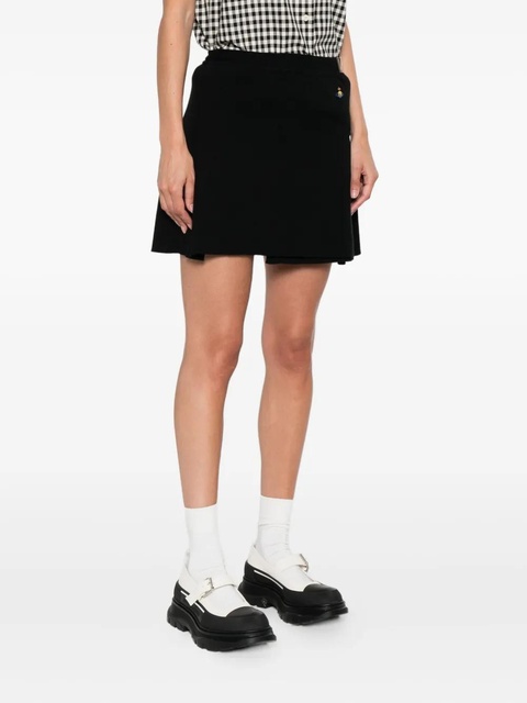 Vivienne Westwood belted pleated mini skirt - Black - zdjęcie produktu nr 2