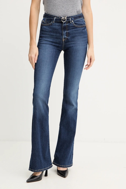 Pinko jeansy damskie high waist 100166 A2RX - zdjęcie produktu nr 1