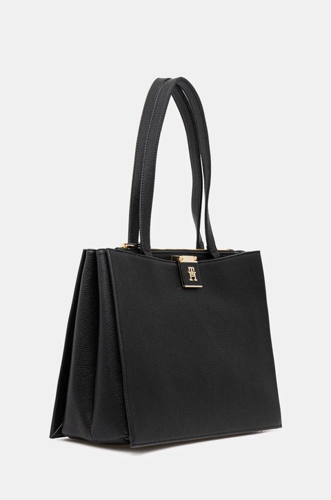 Tommy Hilfiger torebka kolor czarny AW0AW17191 - zdjęcie produktu nr 2
