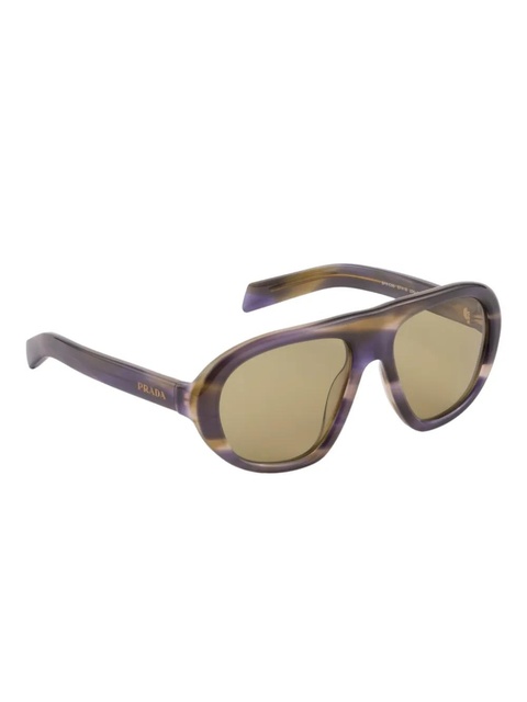 Prada Eyewear browline sunglasses - Purple - zdjęcie produktu nr 1
